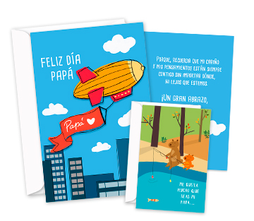 catalogo tarjetas dia del padre Happydays