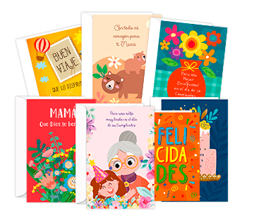 catalogo tarjetas de saludo Happydays