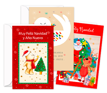 catalogo tarjetas de saludo navidad Happydays